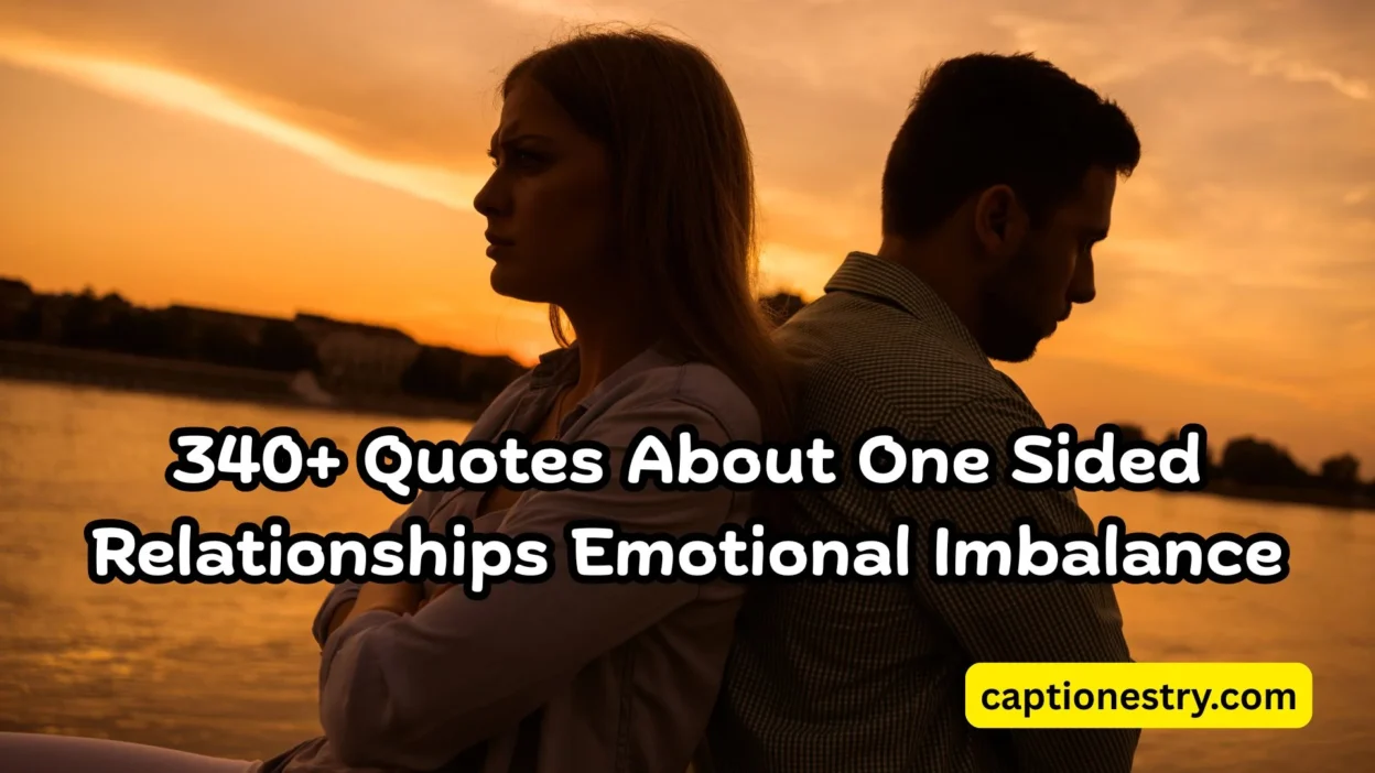 340+ Quotes About One Sided Relationships Emotional Imbalance