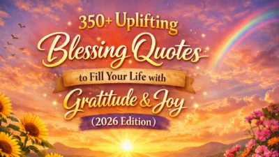 350+ Uplifting Blessing Quotes to Fill Your Life with Gratitude & Joy (2026 Edition)