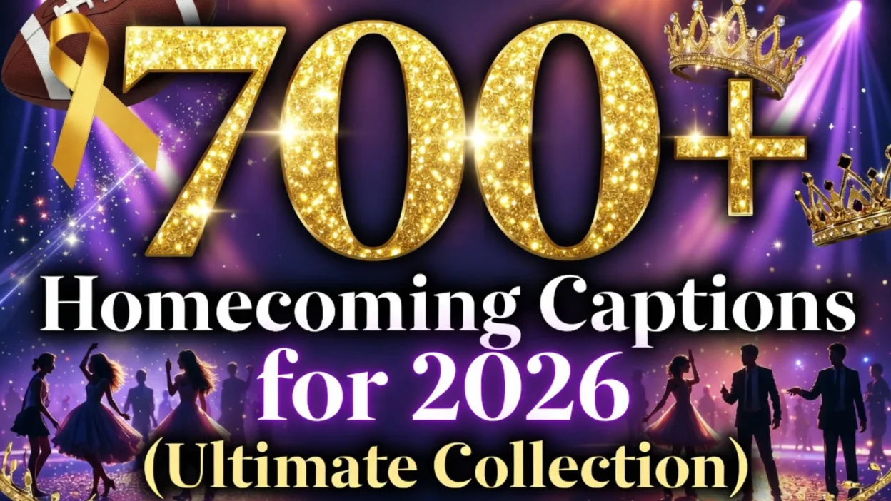 700+ Homecoming Captions for 2026 (Ultimate Collection)