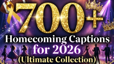 700+ Homecoming Captions for 2026 (Ultimate Collection)