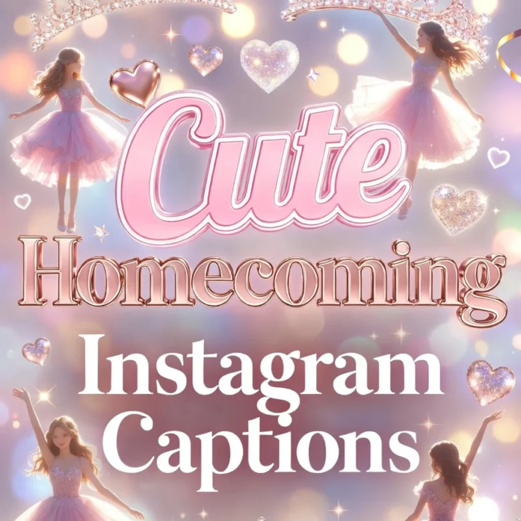 Cute Homecoming Instagram Captions