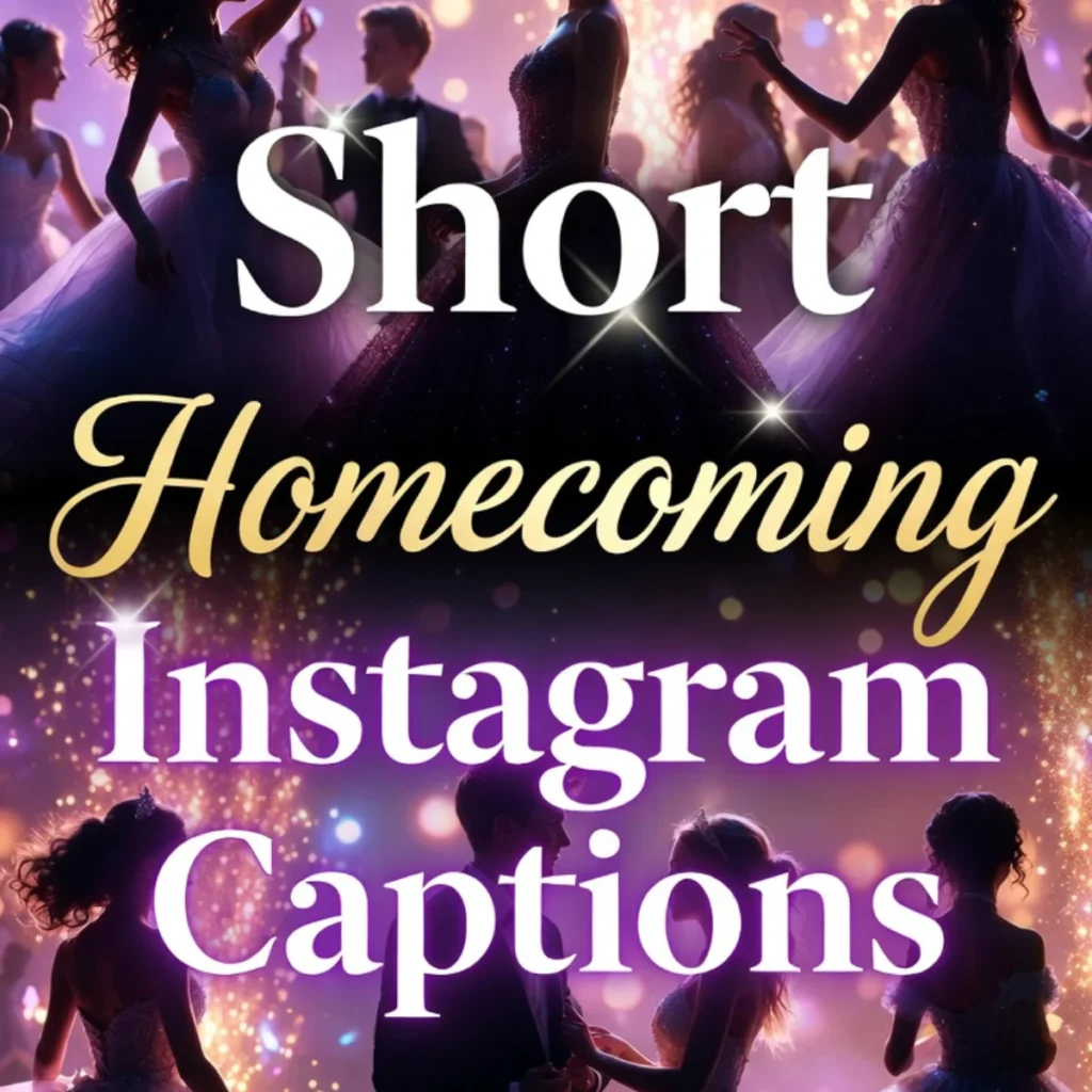 Short Homecoming Instagram Captions