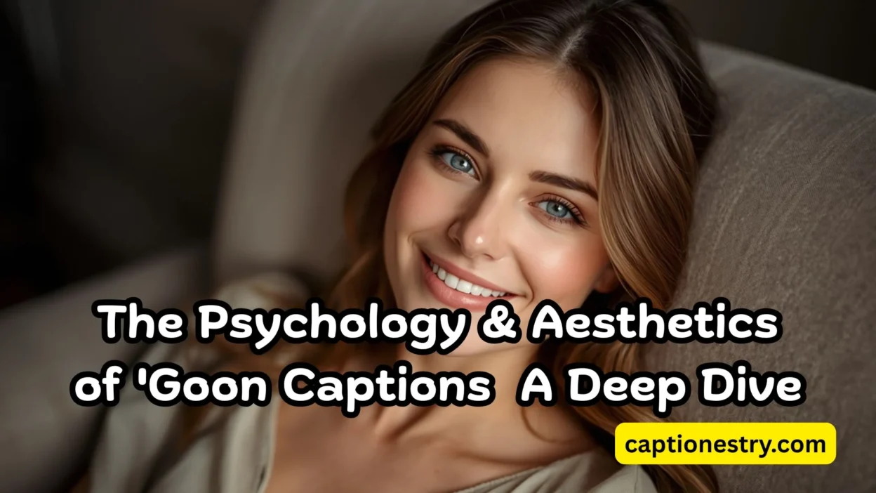The Psychology & Aesthetics of 'Goon Captions' A Deep Dive