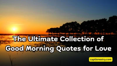 The Ultimate Collection of Good Morning Quotes for Love