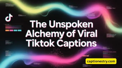 The Unspoken Alchemy of Viral TikTok Captions