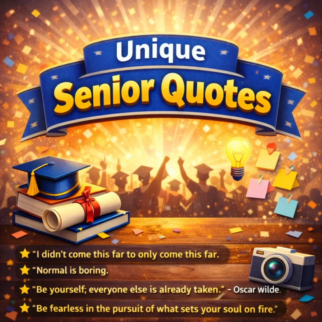 Unique Senior Quotes
