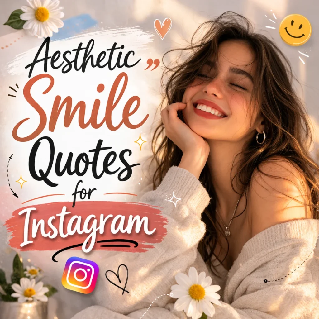 Aesthetic Smile Quotes for Instagram