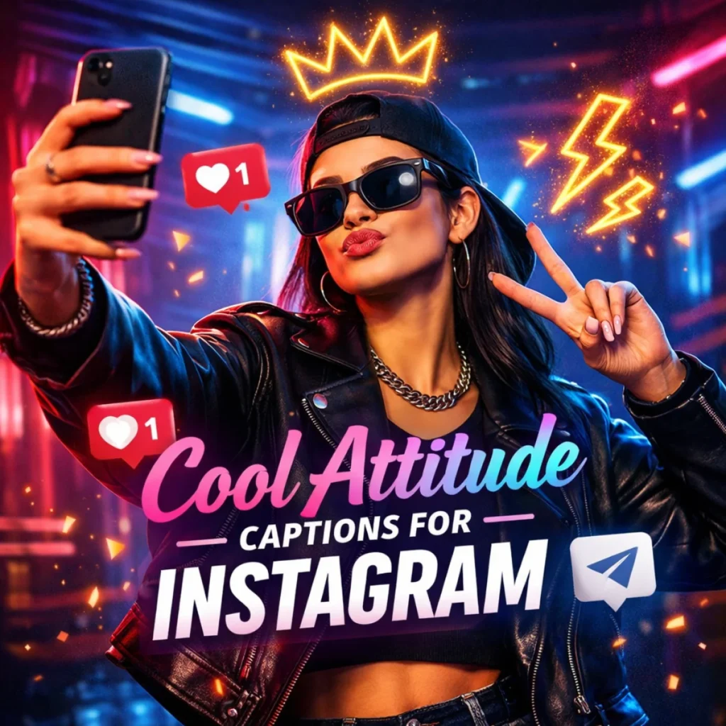 Cool Attitude Captions for Instagram
