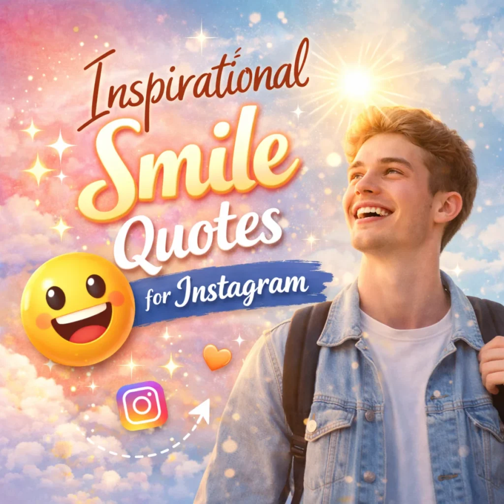 Inspirational Smile Quotes for Instagram