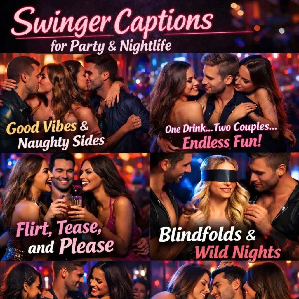 Swinger Captions for Party & Nightlife