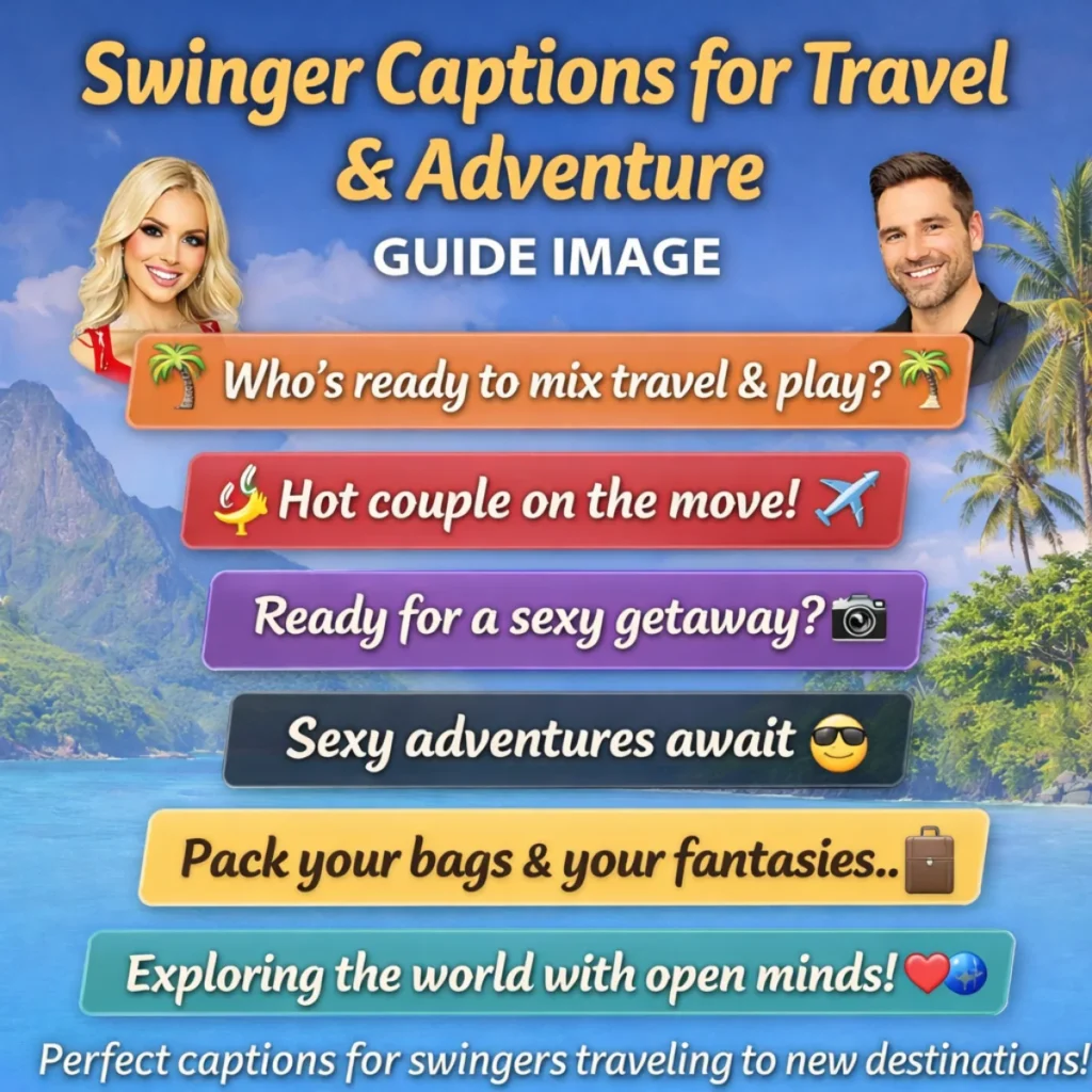 Swinger Captions for Travel & Adventure