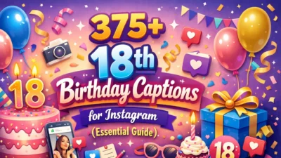 375+ 18th Birthday Captions for Instagram (Essential Guide)