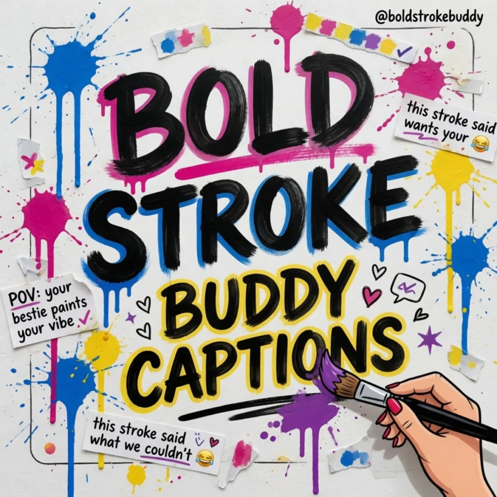 Bold Stroke Buddy Captions