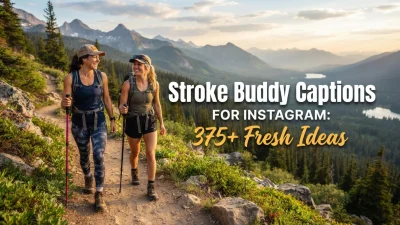 Stroke Buddy captions for Instagram with 375+ fresh caption ideas