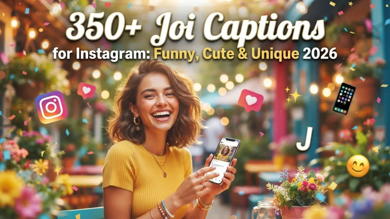 50+ Joi captions for Instagram with funny, cute, and unique ideas for 2026