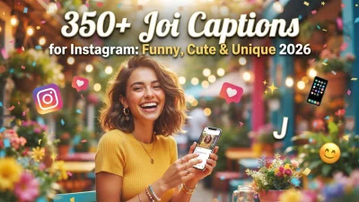 50+ Joi captions for Instagram with funny, cute, and unique ideas for 2026