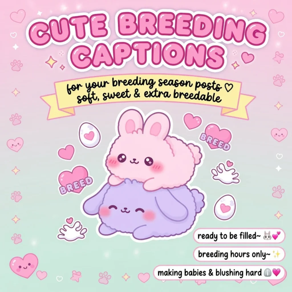 Cute Breeding Captions