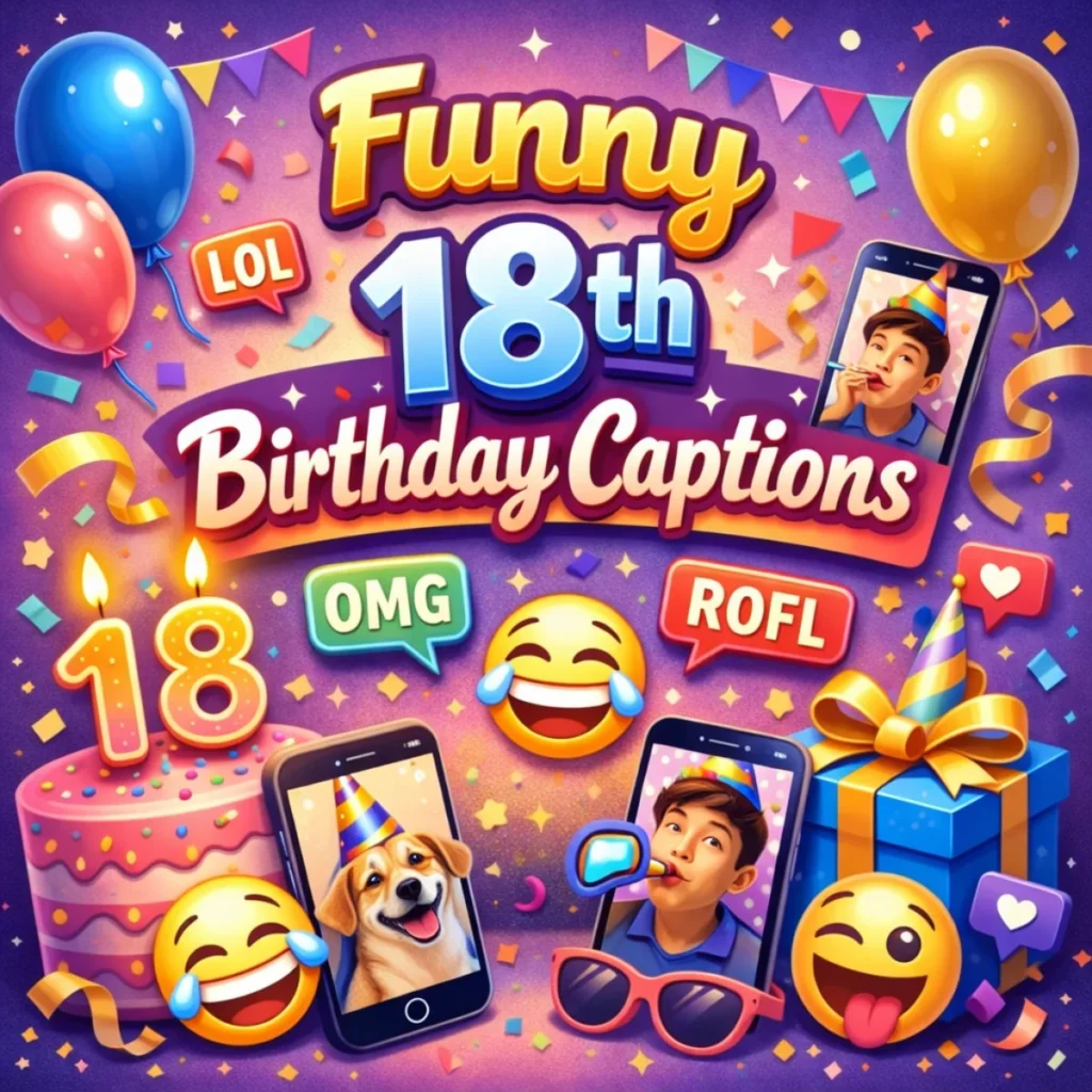 Funny 18th Birthday Captions