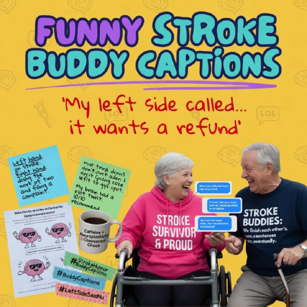 Funny Stroke Buddy Captions