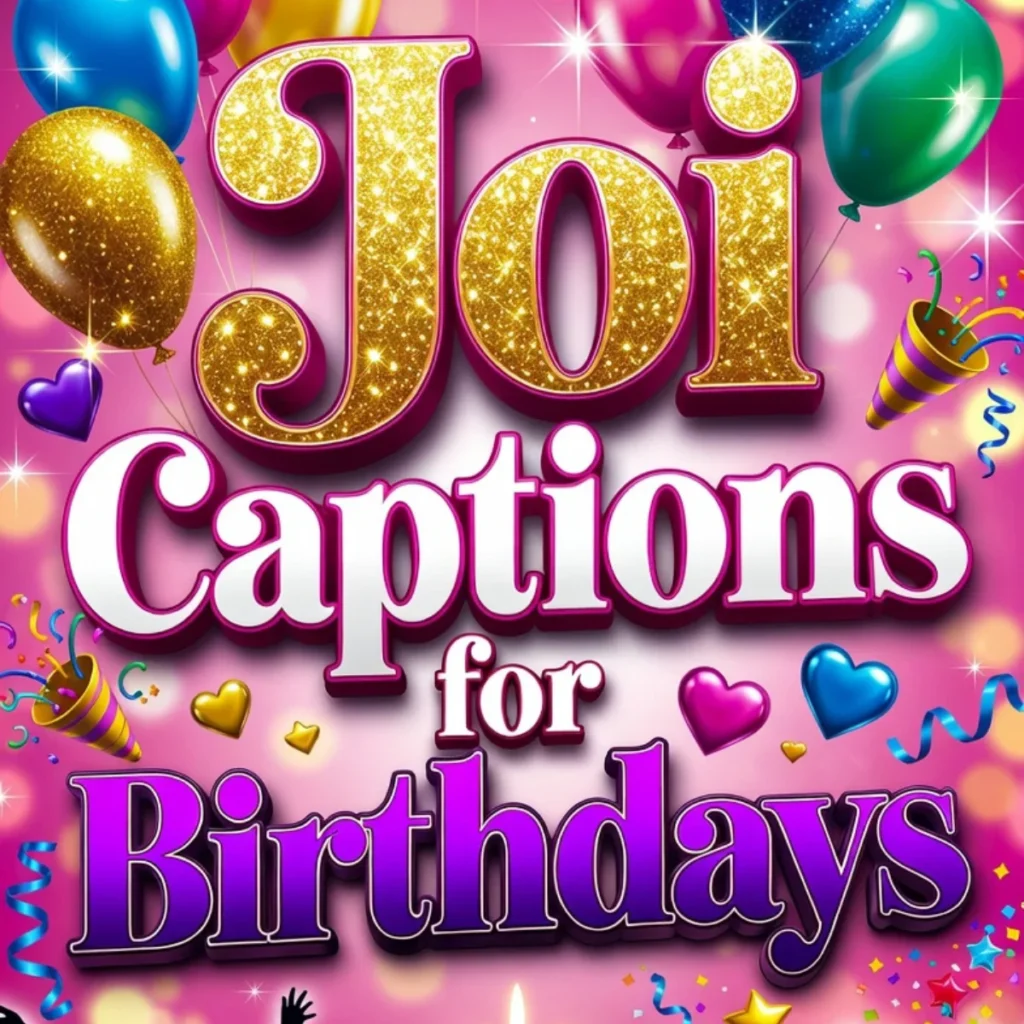 Joi Captions for Birthdays