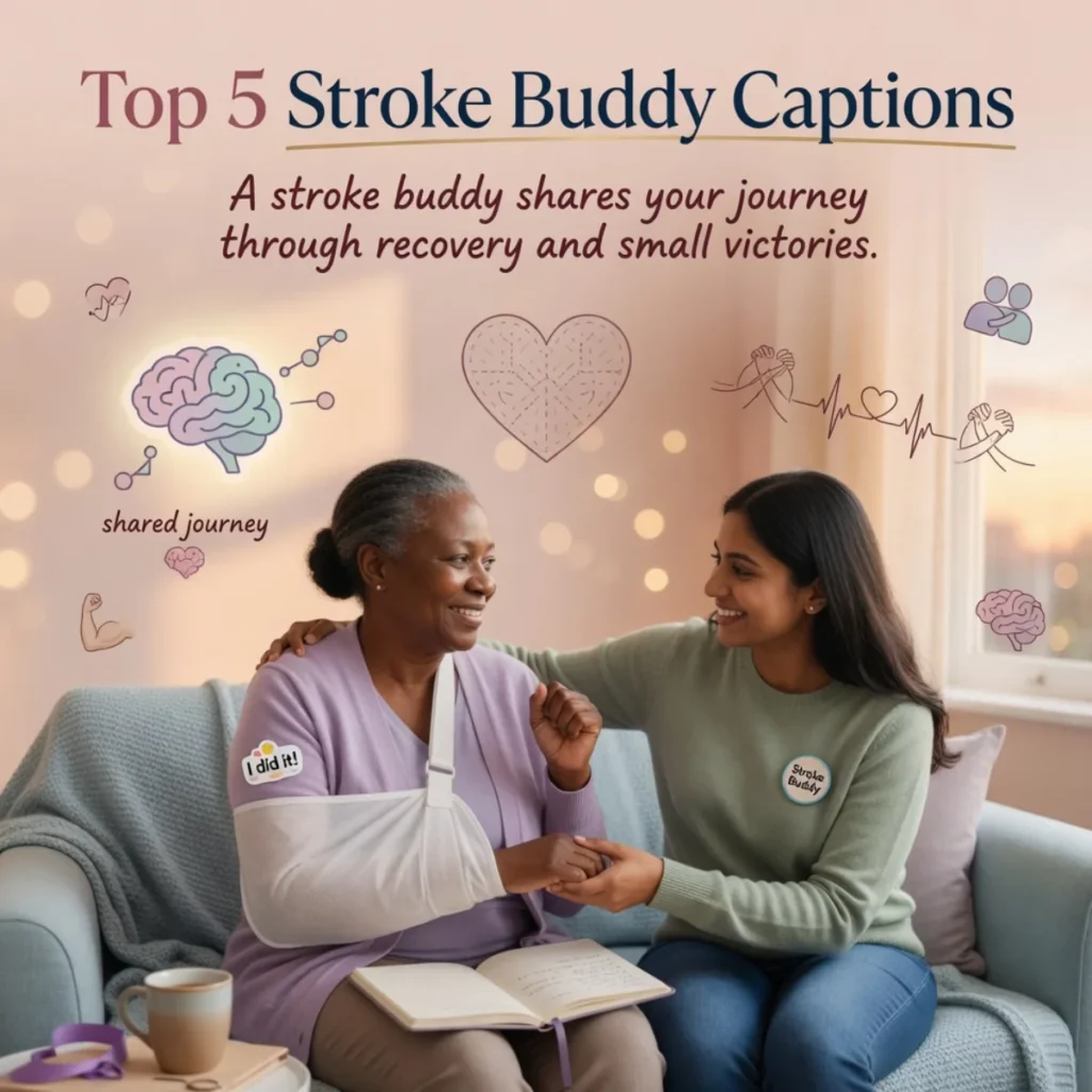 Top 5 Stroke Buddy Captions