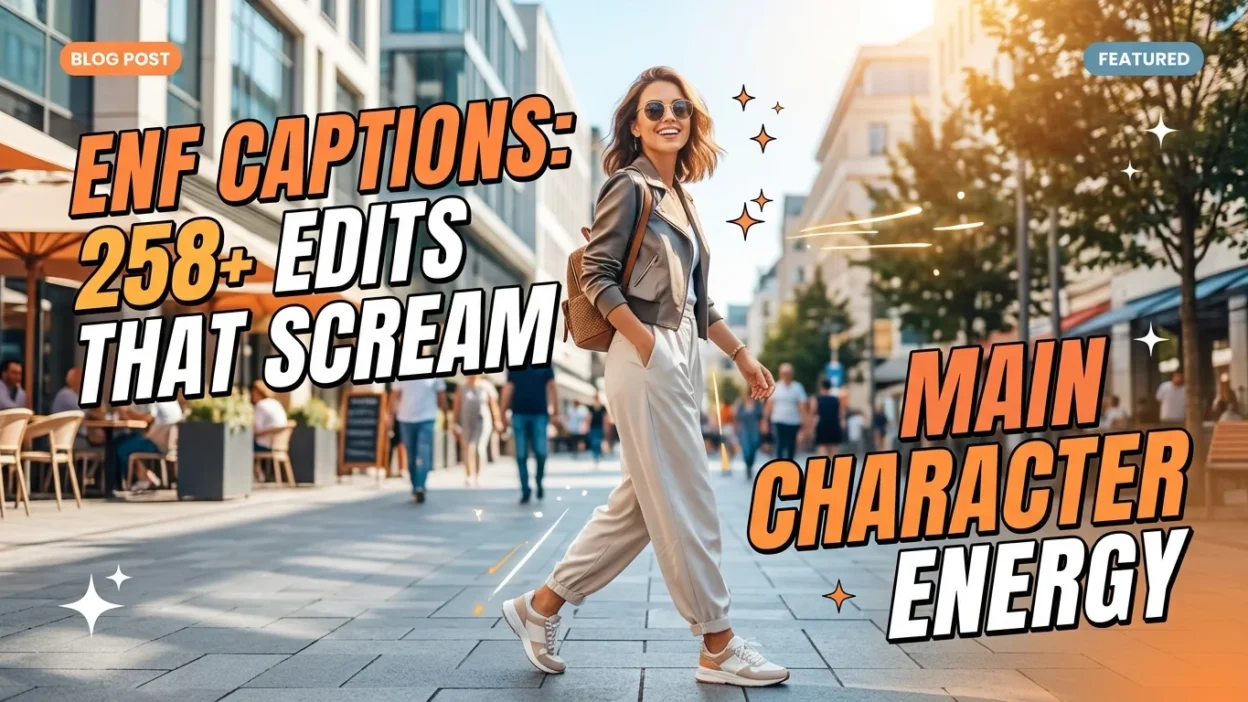 ENF Captions: 258+ Edits That Scream Main Character Energy