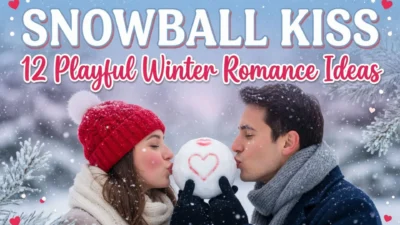 Snowball Kiss 12 Playful Winter Romance Ideas