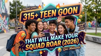 315+ Teen Goon Captions That Will Make Your Squad Roar (2026)