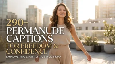 290+ Permanude Captions for Freedom & Confidence