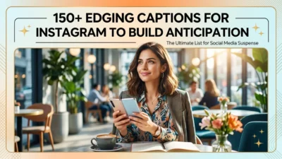150+ Edging Captions for Instagram to Build Anticipation