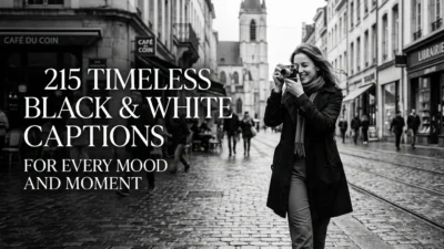 215 Timeless Black & White Captions for Every Mood and Moment