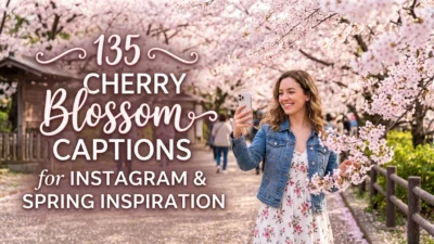 135 Cherry Blossom Captions for Instagram & Spring Inspiration