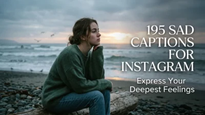 195 Sad Captions for Instagram to Express Your Deepest Feelings