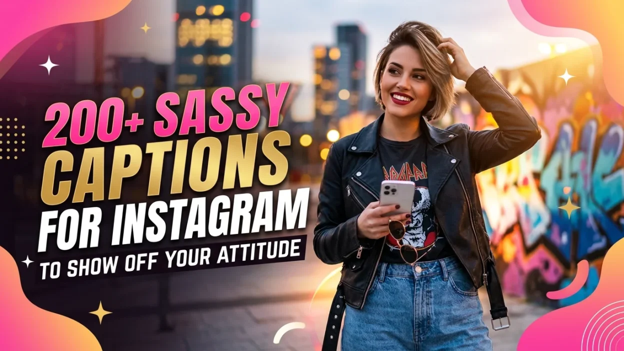 200+ Best Sassy Captions for Instagram to Show Off Your Attitude