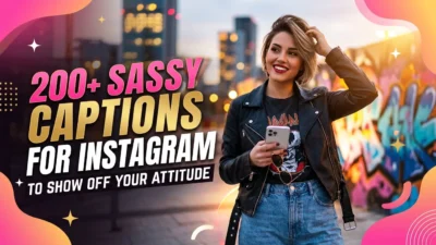 200+ Best Sassy Captions for Instagram to Show Off Your Attitude