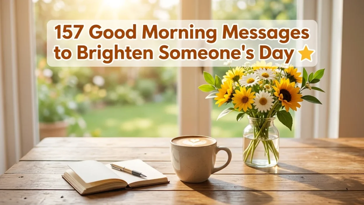 157 Good Morning Messages to Brighten Someone's Day ⭐