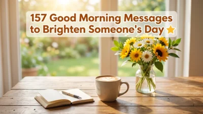 157 Good Morning Messages to Brighten Someone's Day ⭐
