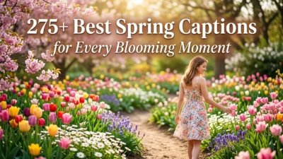 275+ Best Spring Captions for Every Blooming Moment