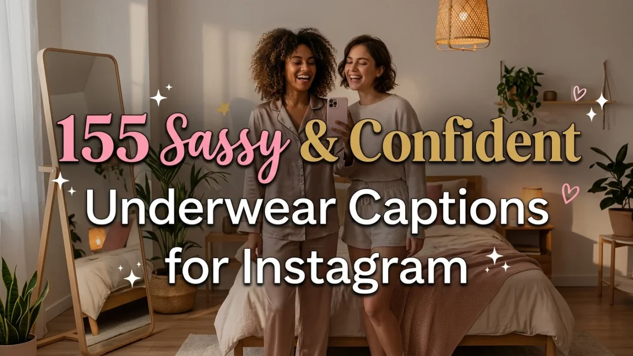 155 Sassy & Confident Underwear Captions for Instagram