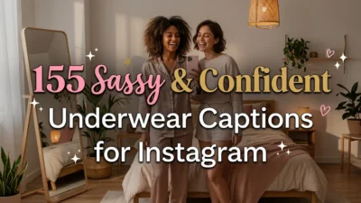 155 Sassy & Confident Underwear Captions for Instagram