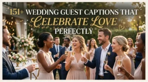 151+ Wedding Guest Captions That Celebrate Love Perfectly