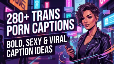 280+ Trans Porn Captions: Bold, Sexy & Viral Caption Ideas