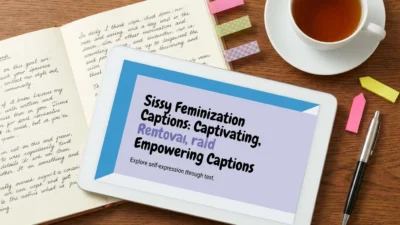 Sissy Feminization Captions: Captivating, Empowering Captions