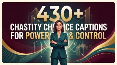 430+ Chastity Choice Captions for Power & Control