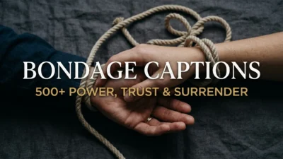 Bondage Captions: 500+ Power, Trust & Surrender