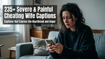 235+ severe & Painful Cheating Wife Captions