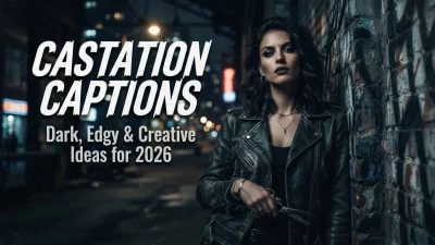 Castration captions with dark, edgy, and creative ideas for 2026
