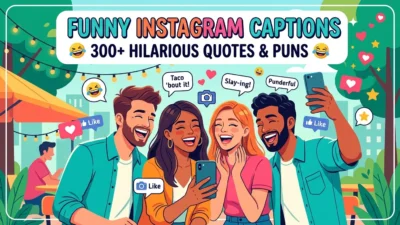 Funny Instagram Captions: 300+ Hilarious Quotes & Puns 😂