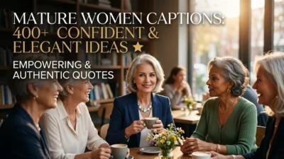 Mature Women Captions: 400+ Confident & Elegant Ideas ⭐
