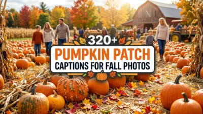320+ Pumpkin Patch Captions for Fall Photos